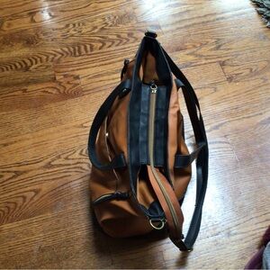 Stylish Brown Leather Unisex Bag